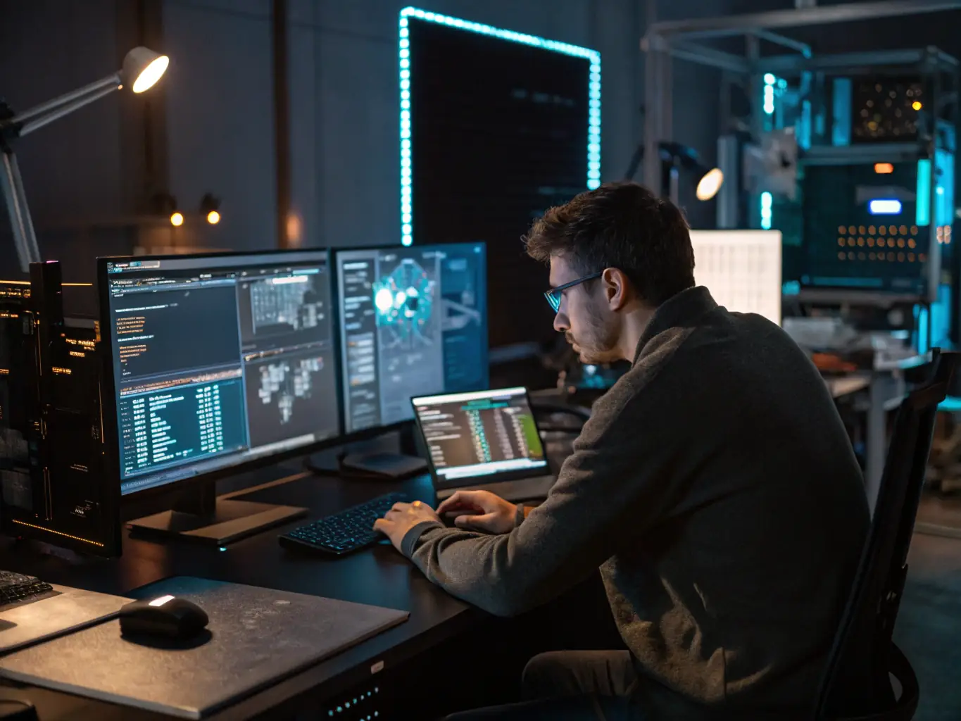 An AI engineer experimenting with OpenAI's API, generating creative content and fine-tuning models for specific applications.